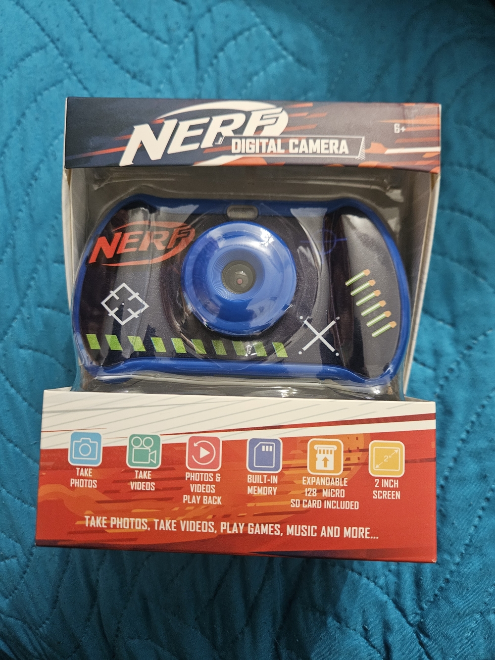 Nerf Kids Digital Camera in Blue and Black